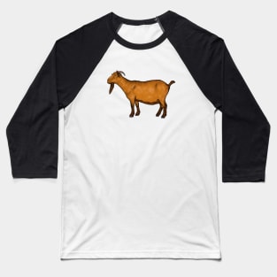 Goat animal illustration, goat family, wildlife, safari, Baseball T-Shirt